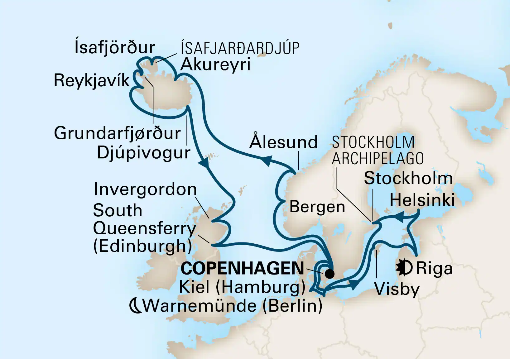 🌍24-Day Northern Isles, Iceland & Baltic countries@Rs.1.28L/$1567 all Inclusive