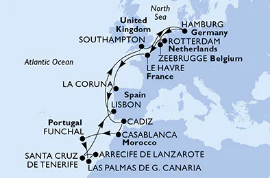 🌍Visit 8 European Country,21 Nights@ Rs90K all-inclusive Passing through Gibraltar.